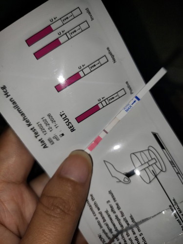 Testpack Samar Hampir Tidak Terlihat
