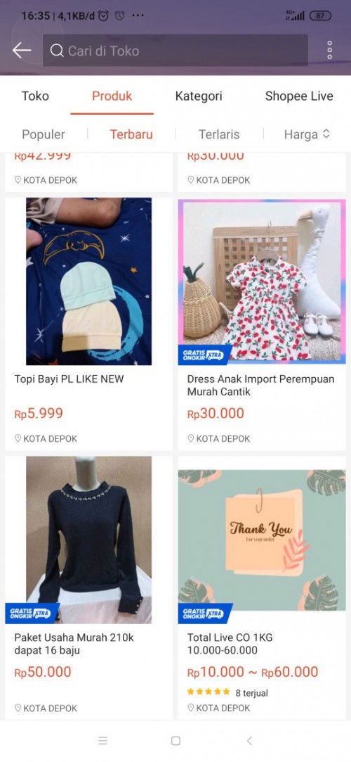 Perlengkapan Bayi Baju Bayi