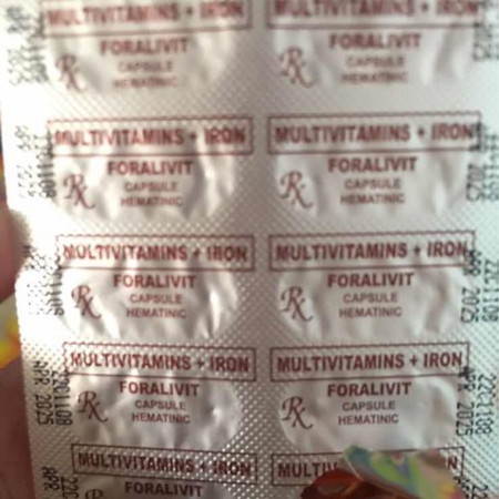 Vitamins folic/iron