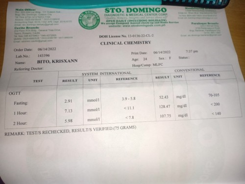 OGTT RESULT