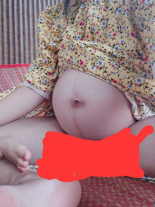 Tụt nhìu chưa mấy mom ơi, chứ e thấy bụng trì trì nặng nặng mãi, 34d3d