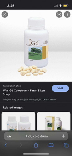 Vitamin Ig6 colostrum