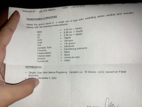 Mga mommy ano po kaya ibig sabihin ng tvs result ko?