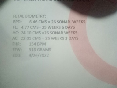 ULTRASOUND RESULT