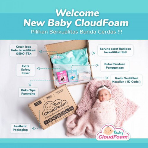 Jual bantal baby cloudfoam