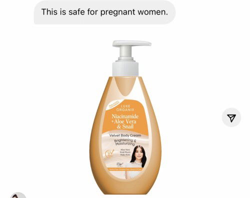 Lotion for 6weeks pregnant