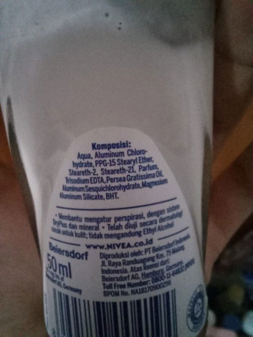 Komposisi pada Deodorant dan Pasta Gigi
