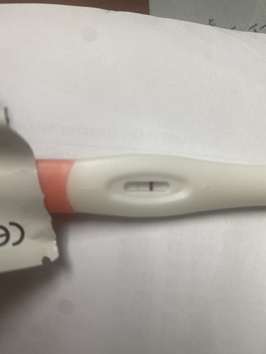 test kit positif tapi belum lewat period