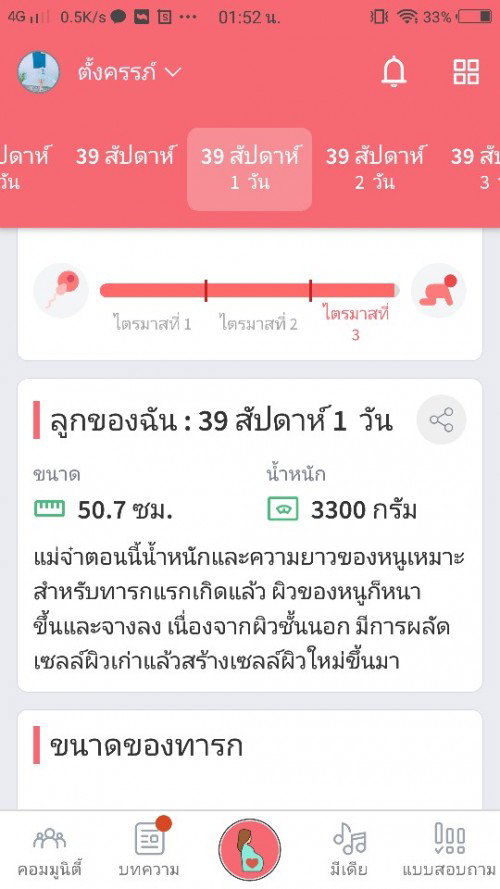 น้องใกล้คลอดแล้วค่ะ