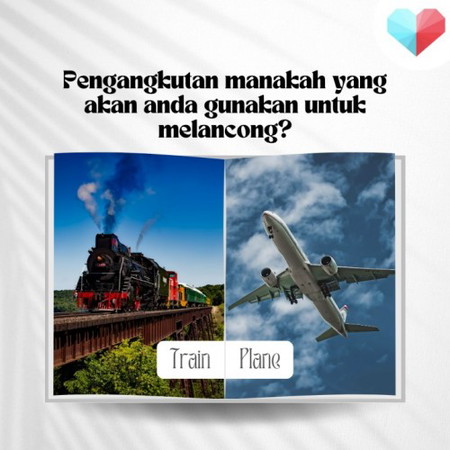 Seronokkan bila boleh melancong! ✈️🚆