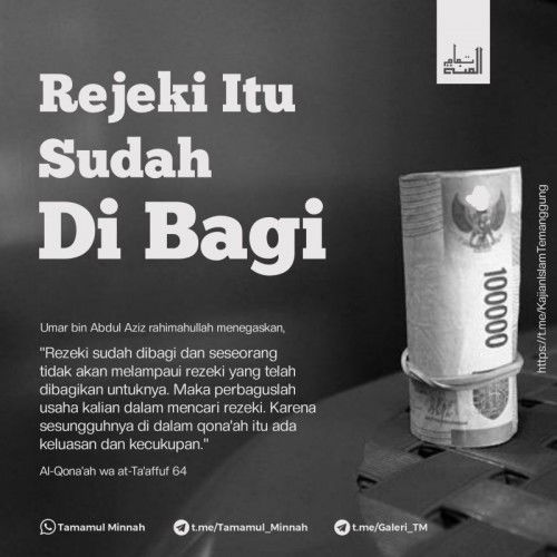 Rezeki Itu Sudah Dibagi