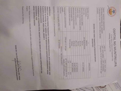 Papabasa ko lang po sana result ko