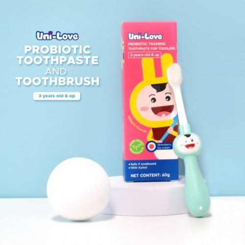 Uni-Love Toothbrush and Probiotic Toothpaste