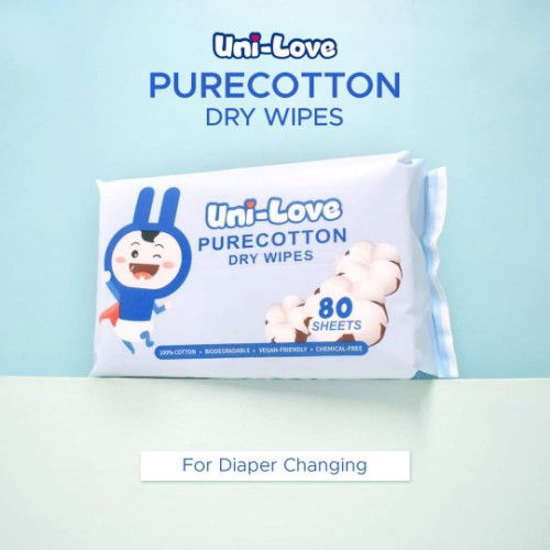 Uni-Love Purecotton Dry Wipes