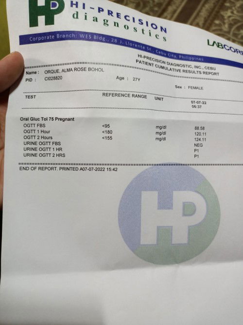 Normal po ba yong OGTT result ko mga mi?