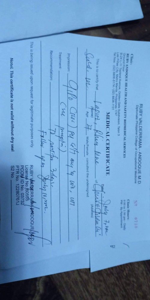 UTI problem mga mi pa advice po