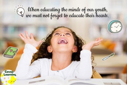 Educate hearts and minds of our kids 🧡