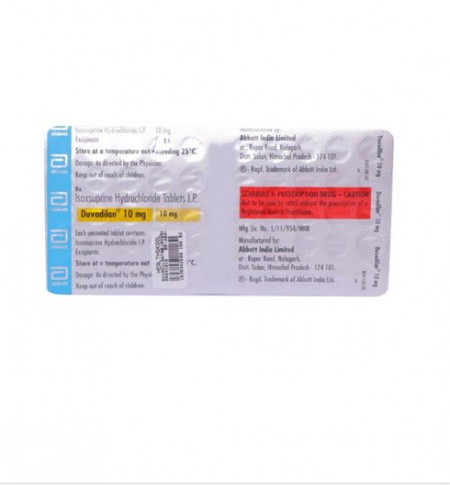 Duvadilan 10mg.