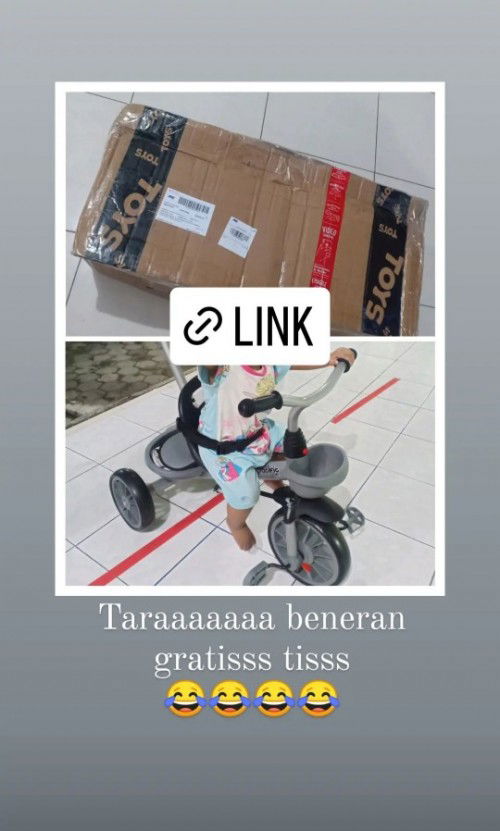 Bunda pernah dapet barang gratis buat anak?