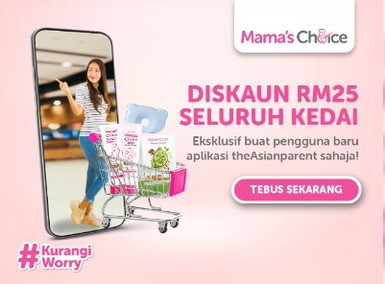 Nikmati DISKAUN RM25 Seluruh Kedai Mama’s Choice!