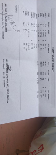 CBC RESULT