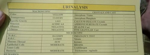 Tanong lang po may UTI po ba ito?