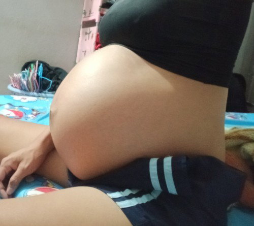 ท้องลดต่ำลง