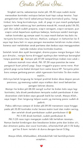Alhamdulillah telah lahir putri ke-3 saya di usia 39w 3 hari π₯°