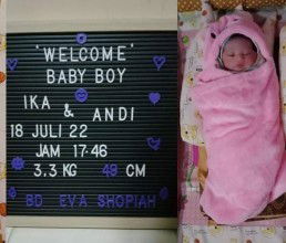 Alhamdulilah sudah lahir bunda terimakasih buat bimbingan nya dan pemasukan nya