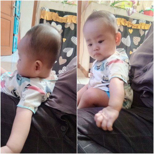 Bayi 5 bulan pengennya posisi seperti duduk