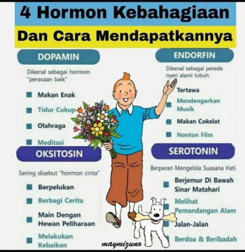 4 Hormon Kebahagian Dan Cara Mendapatkannya