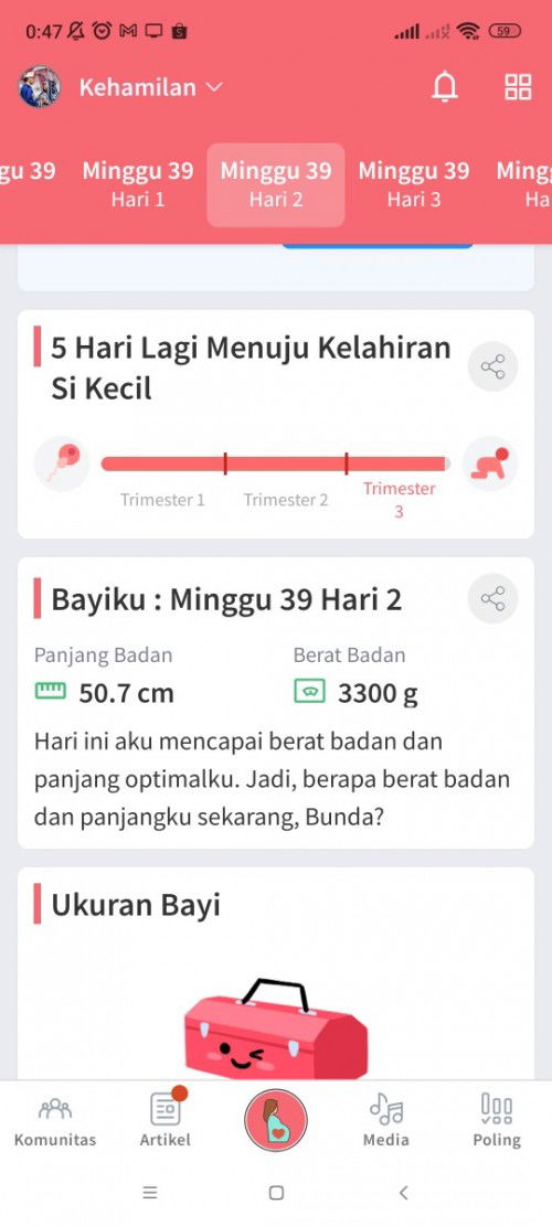 Hamil 39w2d belum ada gelombang cinta dari si dede