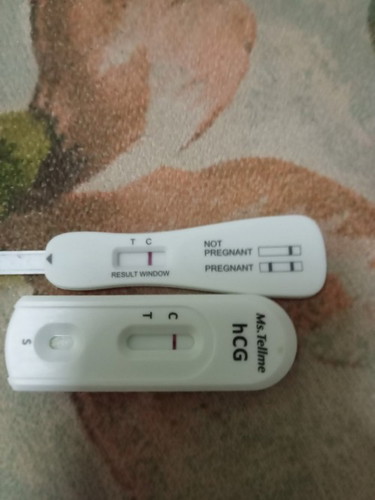 Sy x tau ade ke x.chek yg bawah npk smua samar tp Chek yg ats 1 Line je.yg tu air kencing yg sama.😔