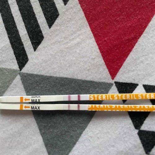 Belum telat haid tespek