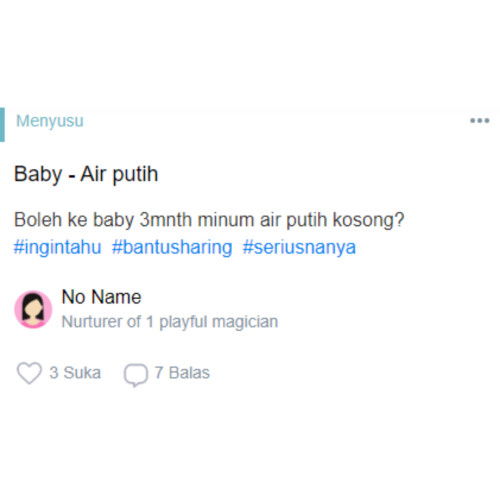 Baby - Air putih