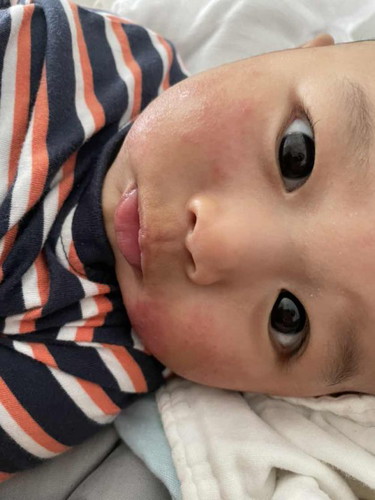 Muka anak jadi macam ni