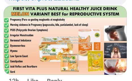 Usapang Vita plus juice...