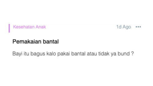 Pemakaian bantal