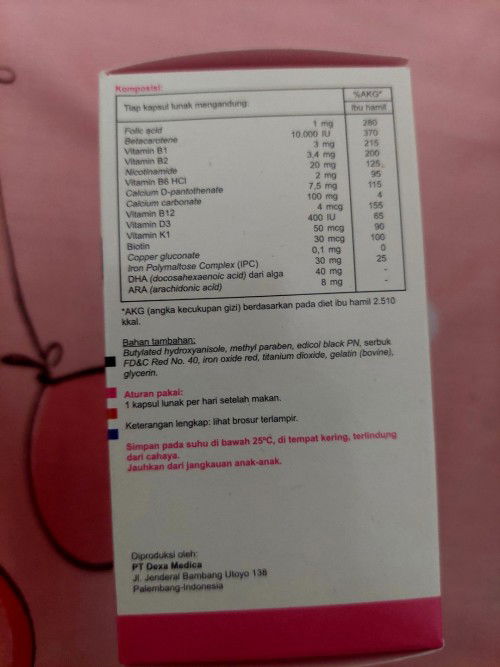 Kandungan pada folamil genio