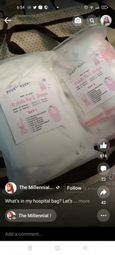 printable labels for ziplock for hospital bag