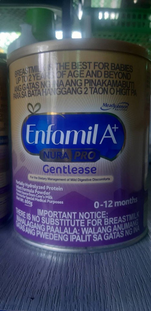Enfamil A+ gentlease VS Enfamil A+ gentlease NuraPro