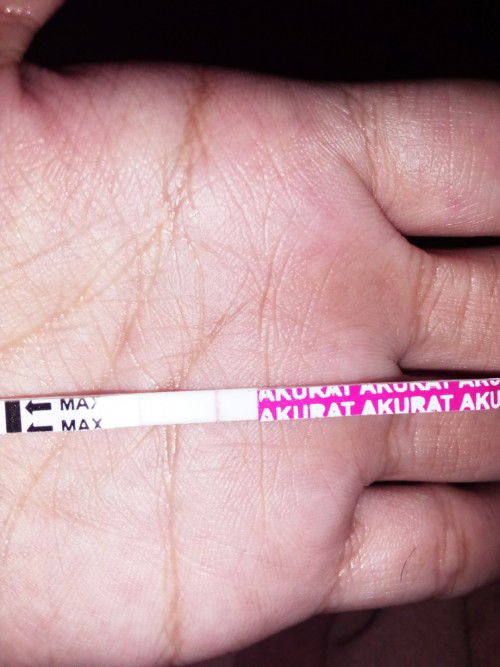 Tespek garis 1 dan kenapa warnanya samar