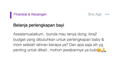 Belanja perlengkapan bayi