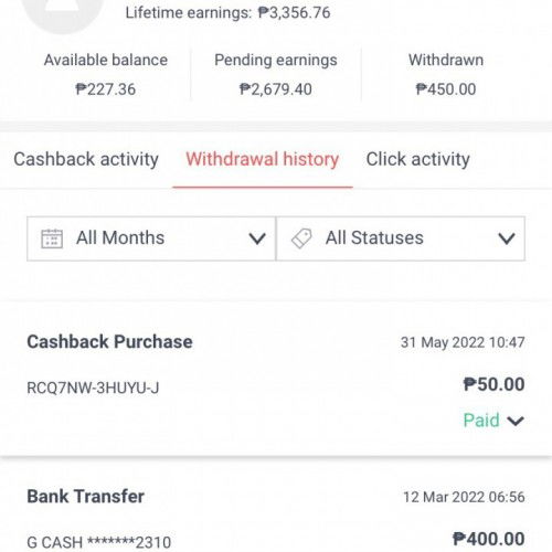 Cashback-Shopback