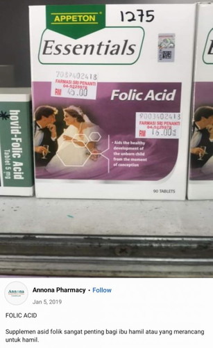 Perlukah pengambilan folic acid