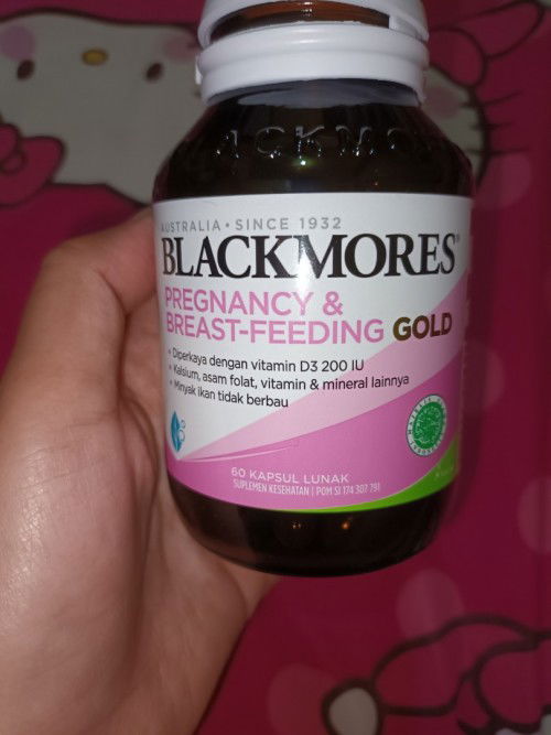 Sempet ragu antara blackmores atw folamil,krna byk review ktnya blackmores bgs jdi bli ni,hamil 6w