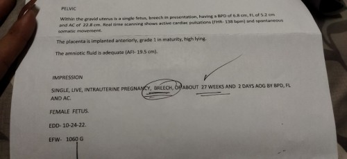 Hello po ask ko po san po ba makikita ang laki ni baby at Sakto lng din kaya sya salamat po