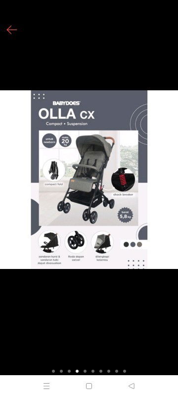 Stroller cabin size