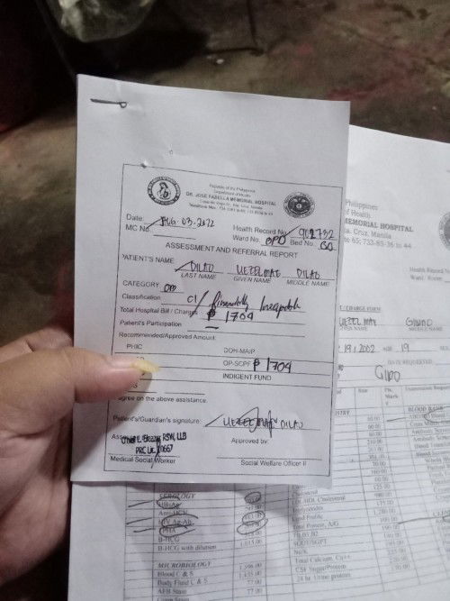 KAPAG LUMAPIT PO BA NG MALASAKIT CENTER WALA NAPO BANG BABAYARAN NA BILL??