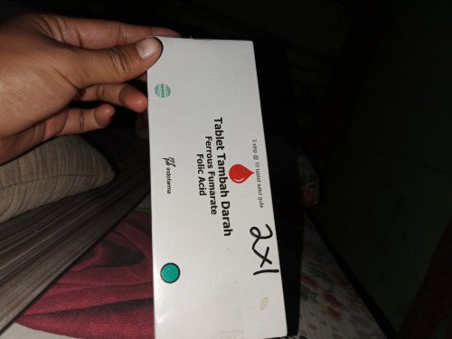 Hemoglobin : 9,6